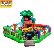 Hinterhof Spaß Kleinkind Hüpfburg Hinterhof Spaß Kleinkind Hüpfburg