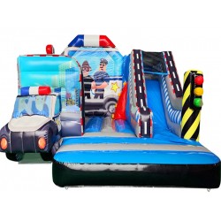 Hüpfburg Gangsterjagd Mit Rutsche Hüpfburg Gangsterjagd Mit Rutsche