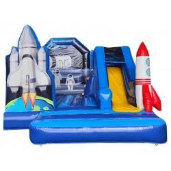 Hüpfburg Raketenstart Mit Rutsche Hüpfburg Raketenstart Mit Rutsche