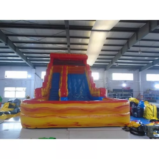 Feuer Und Eis Aufblasbare Wasserrutsche Feuer Und Eis Aufblasbare Wasserrutsche