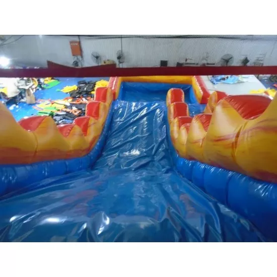 Feuer Und Eis Aufblasbare Wasserrutsche Feuer Und Eis Aufblasbare Wasserrutsche
